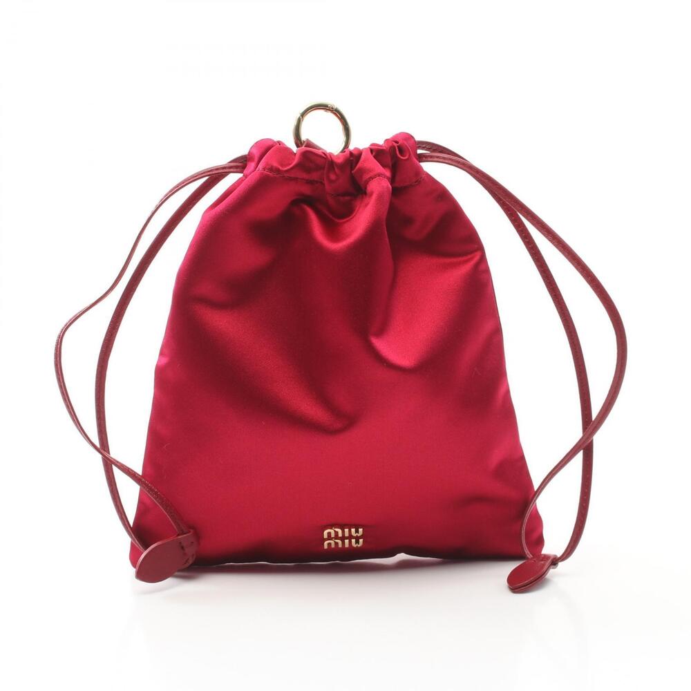 Miu Miu DUCHESSE pouch bag red
